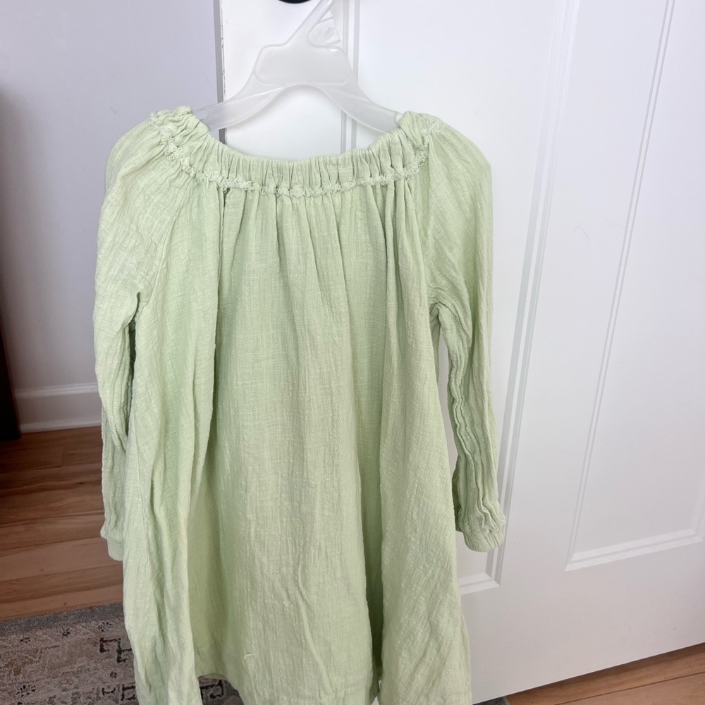 Zara Kids muslin cotton mint  Dress